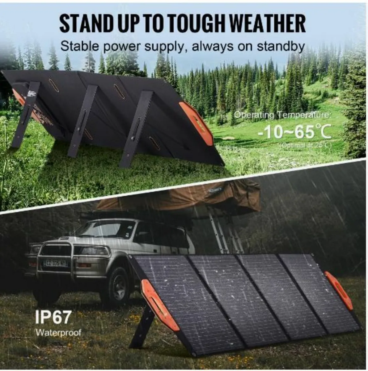 Portable Monocrystalline Solar Panel 120W - Image 4