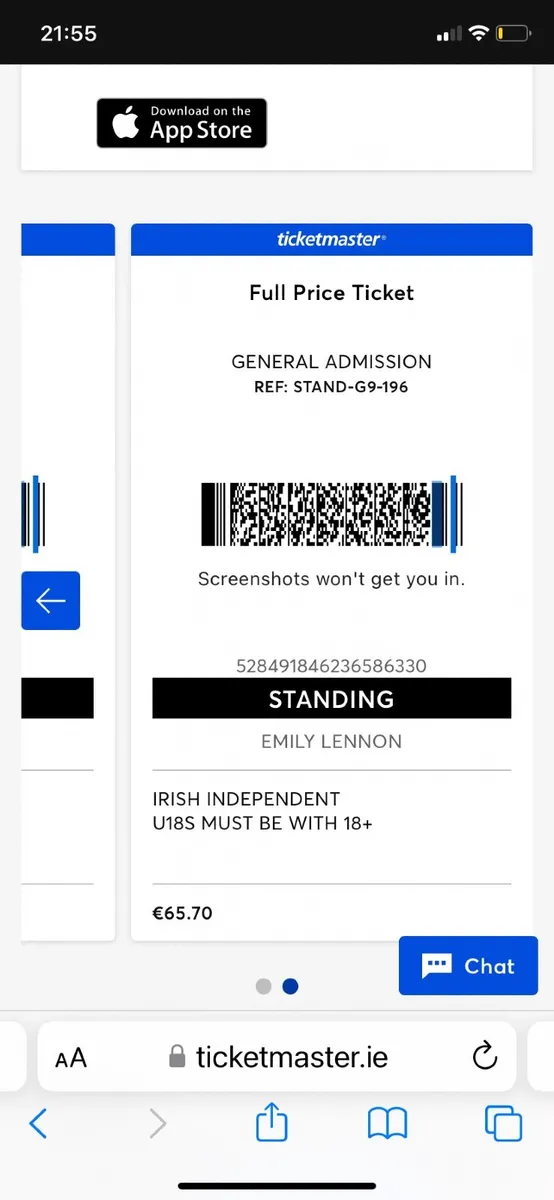 **SOLD**Picture This ticket Thurs Live at Marquee - Image 2