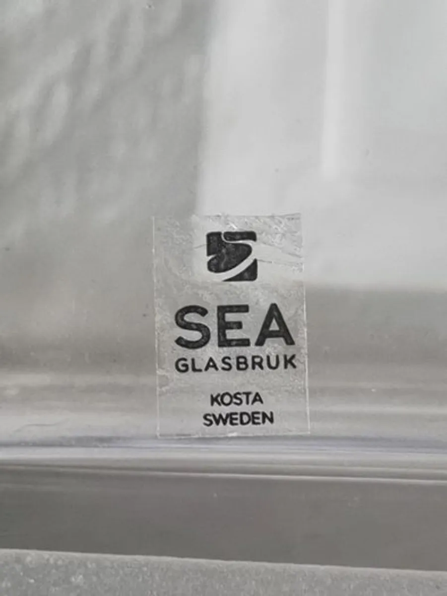 Scandinavian Art Glass Vase SEA Glasbruk Kosta - Image 4