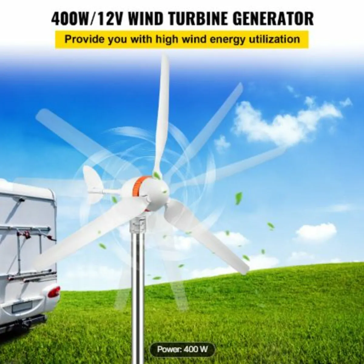 400W Wind Power Generator With MPPT Controller - Image 4