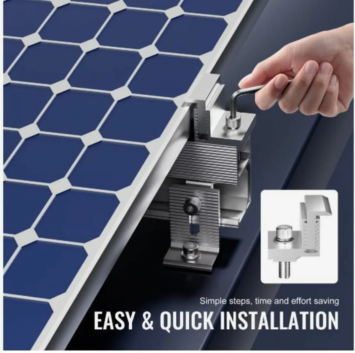 Solar Panel Z Mounting Bracket 35-50mm - Image 2