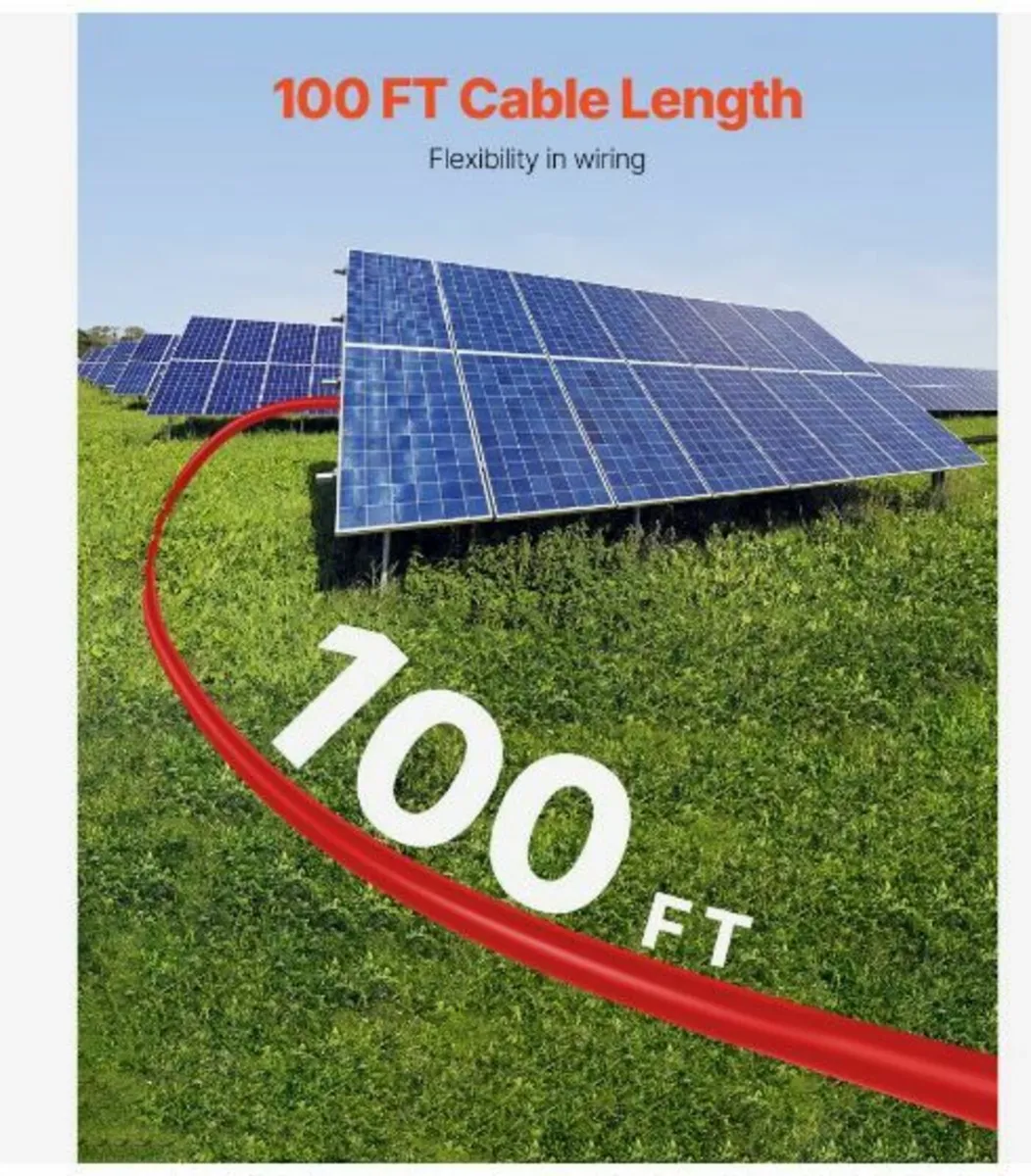 30.48m/100FT Solar Panel Extension Cable - Image 3