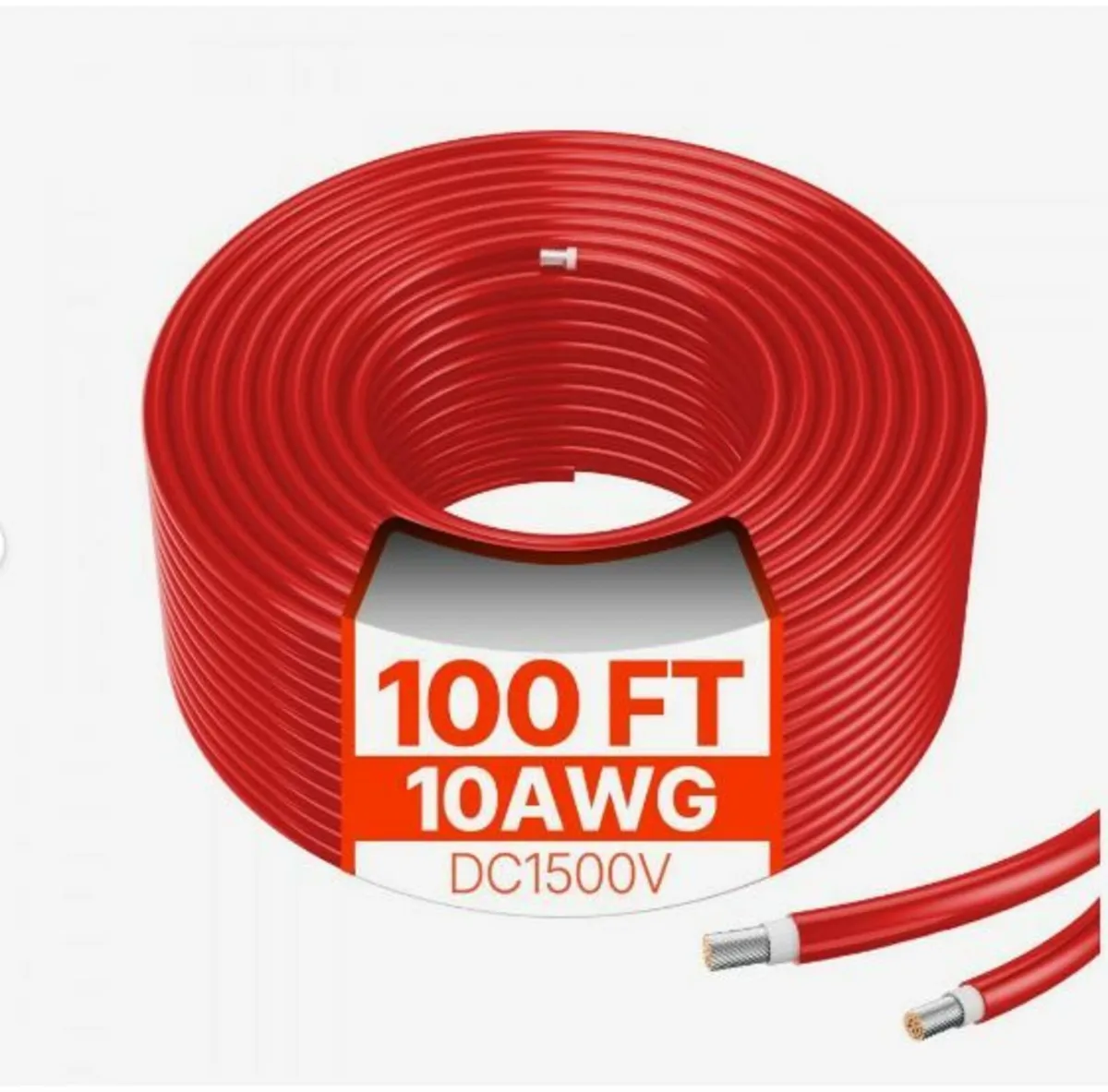 30.48m/100FT Solar Panel Extension Cable - Image 1