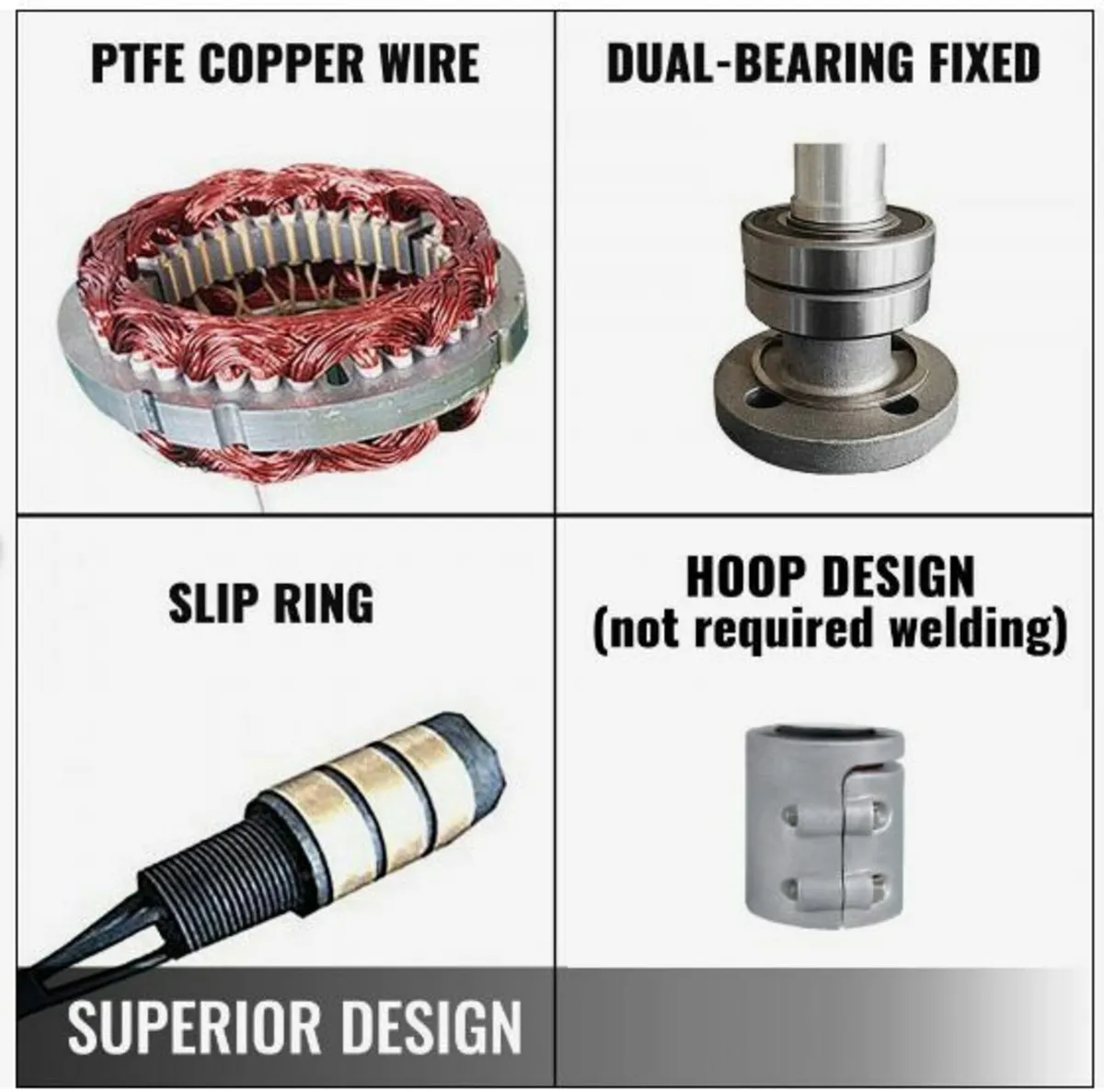 Wind Turbine, 400W 12V Wind Turbine Generator Kit - Image 3
