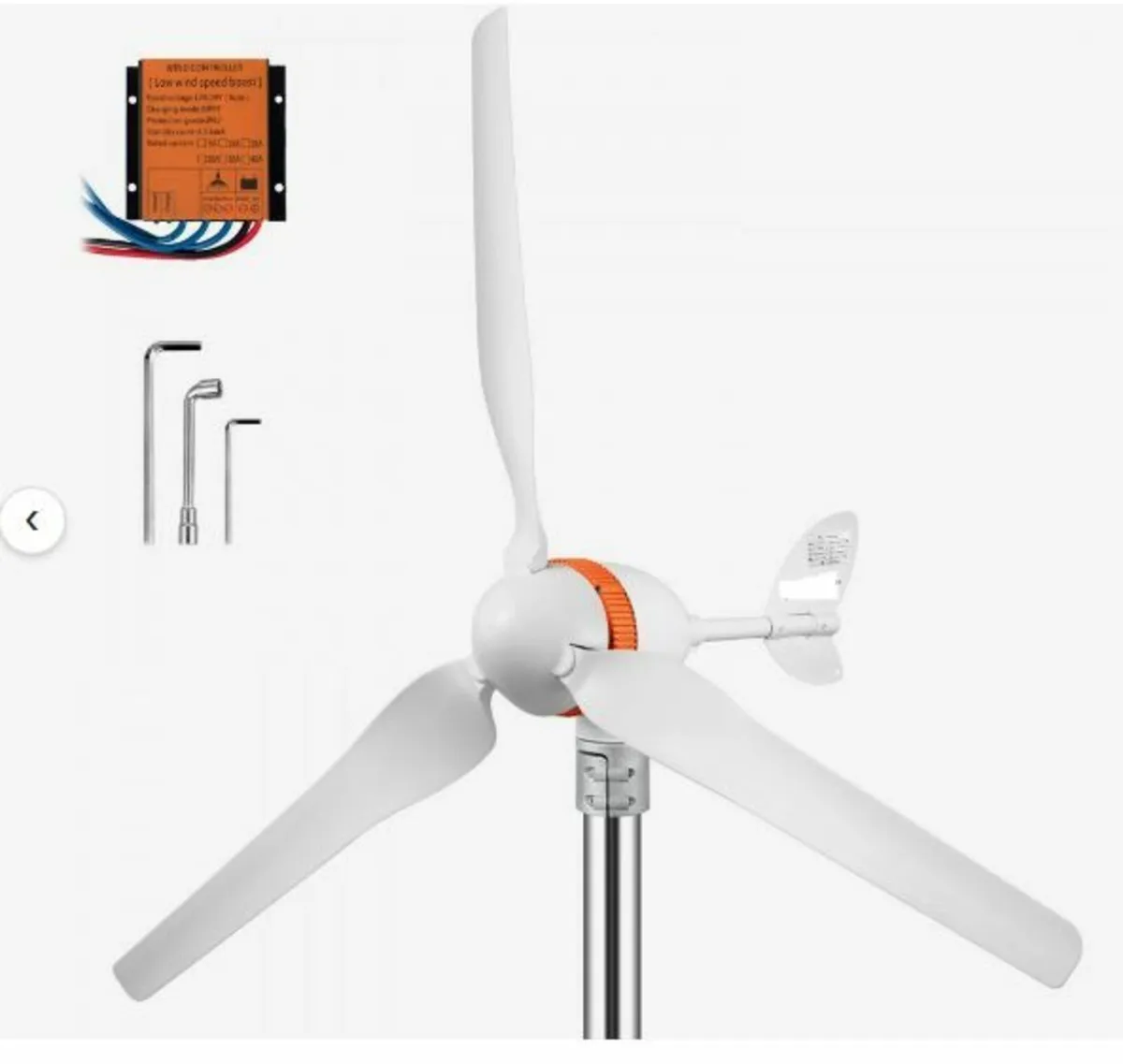 Wind Turbine Generator, 12V/AC Wind Turbine 400W - Image 1