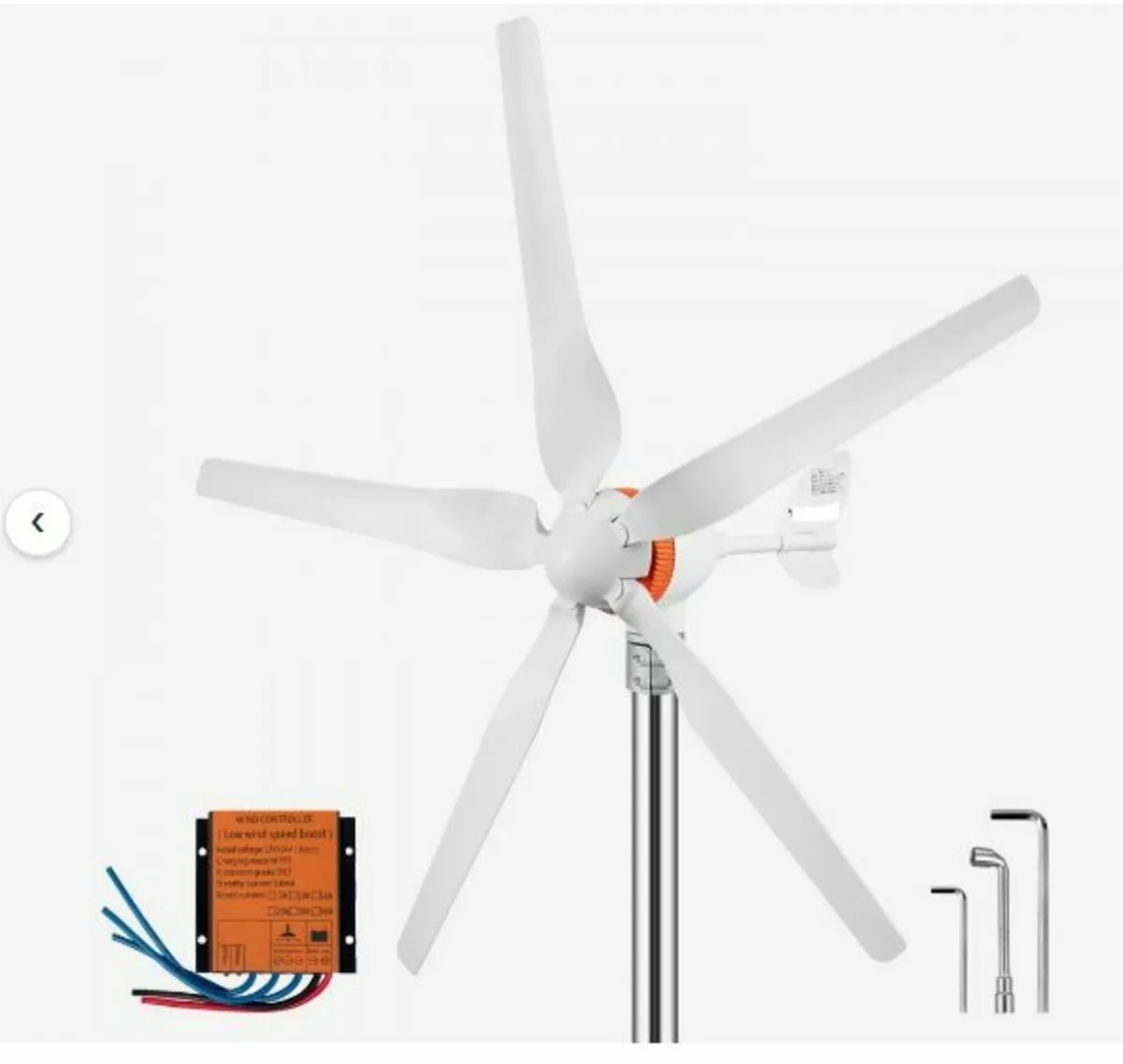 Wind Turbine Generator, 12V/AC Wind Turbine Kit, - Image 1