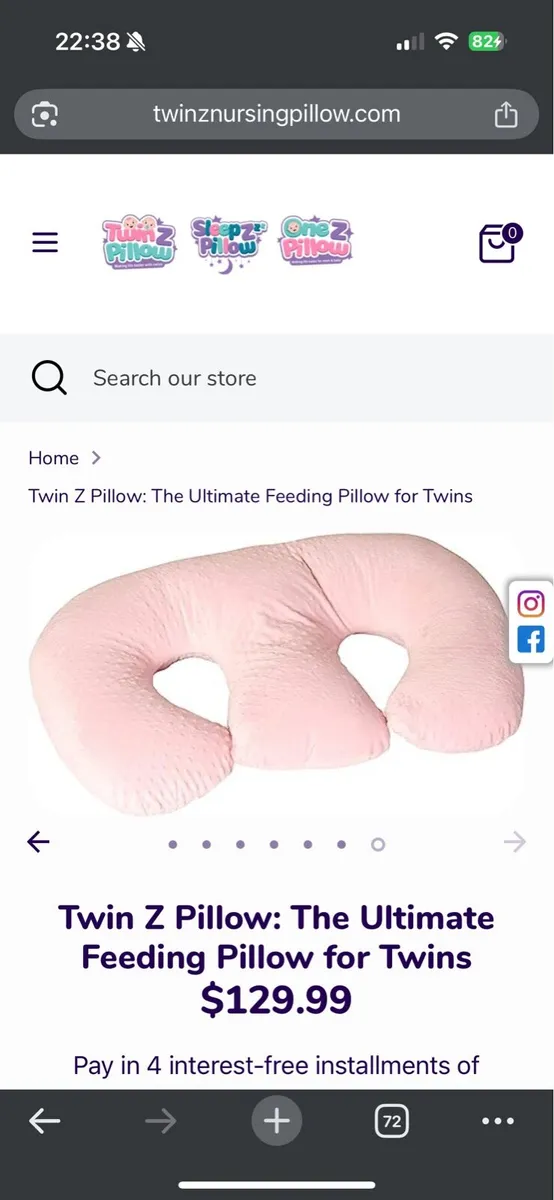Twin Z pillow - Image 1