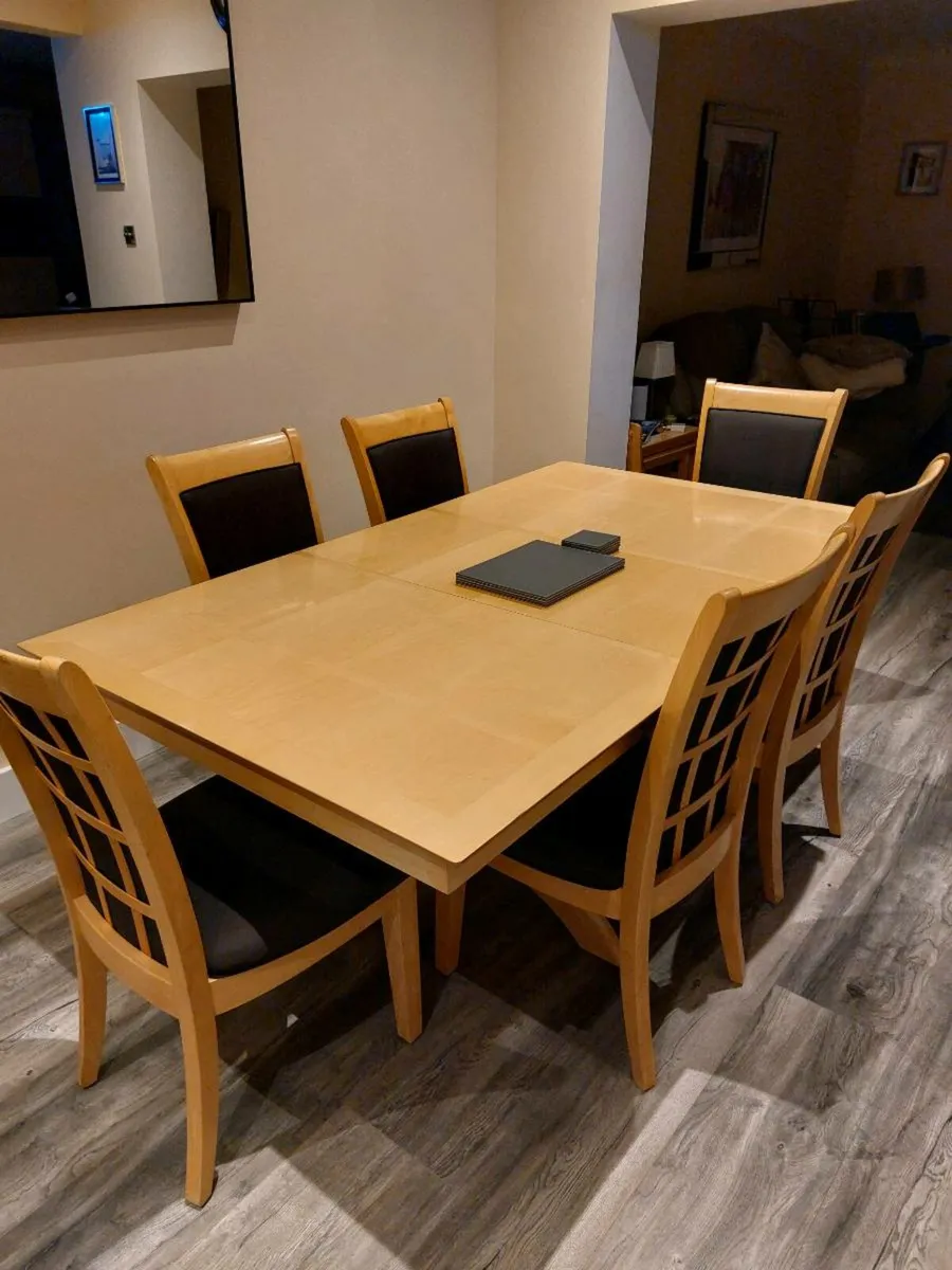 FREE Adjustable Dining Table & 6 Chairs - Image 2