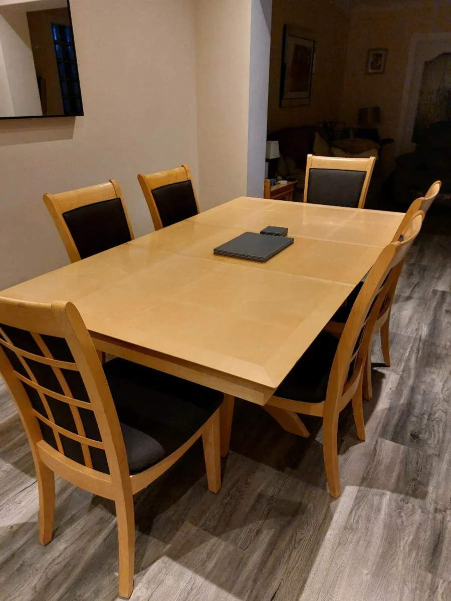 FREE Adjustable Dining Table & 6 Chairs - Image 3