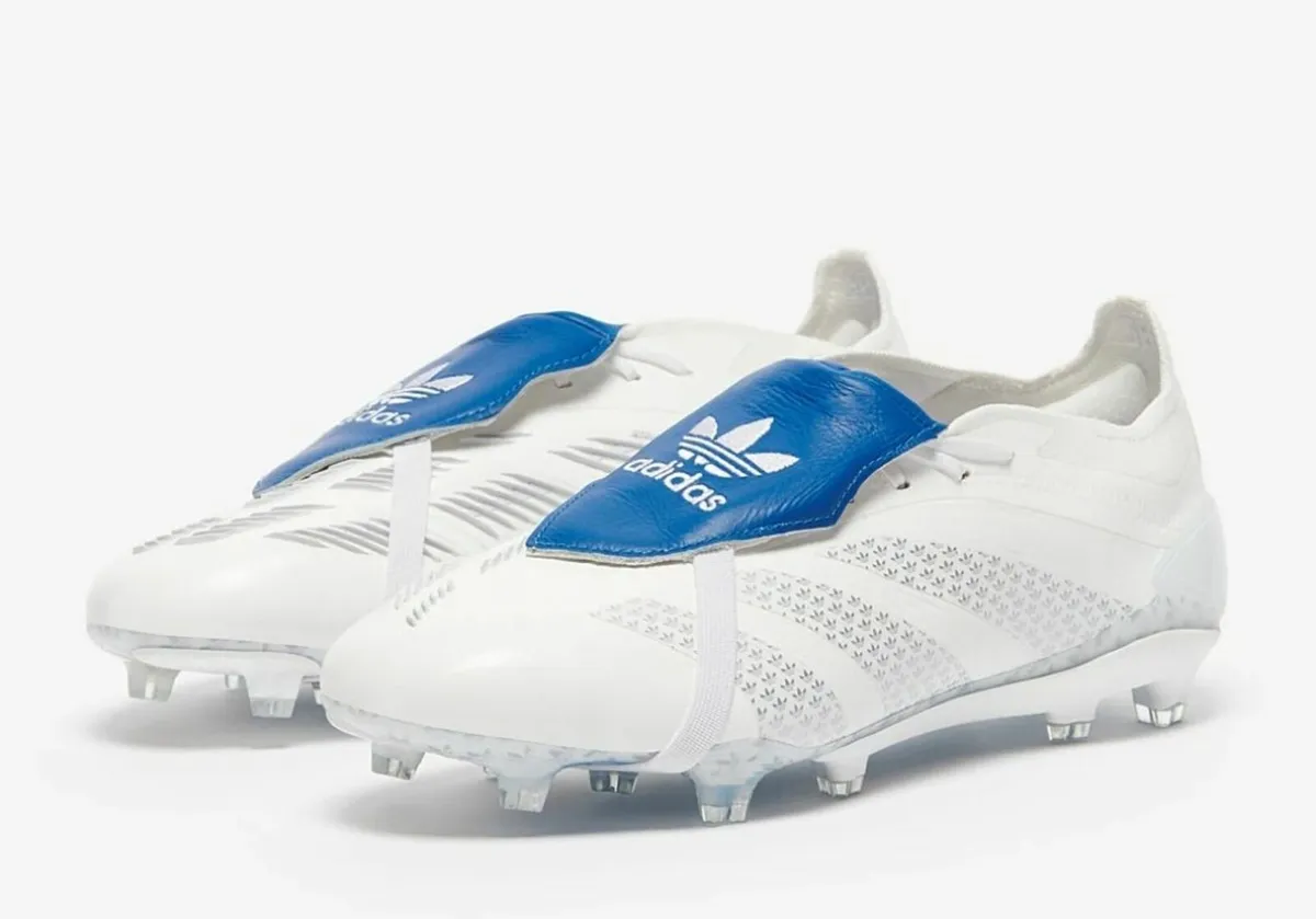 Adidas Predators Elite White and Blue DB - Image 4