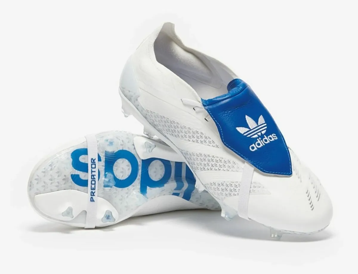 Adidas Predators Elite White and Blue DB - Image 1