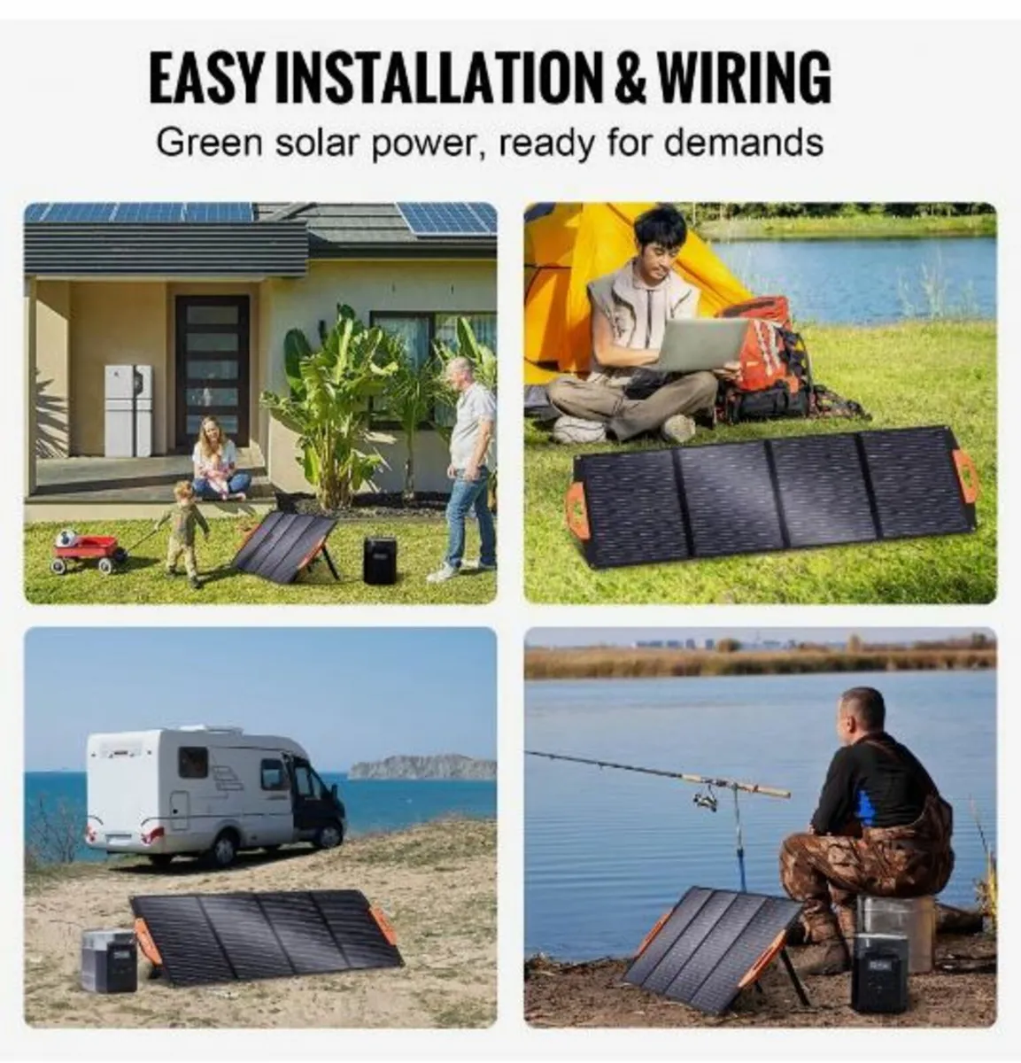 Portable Monocrystalline Solar Panel 120W - Image 2