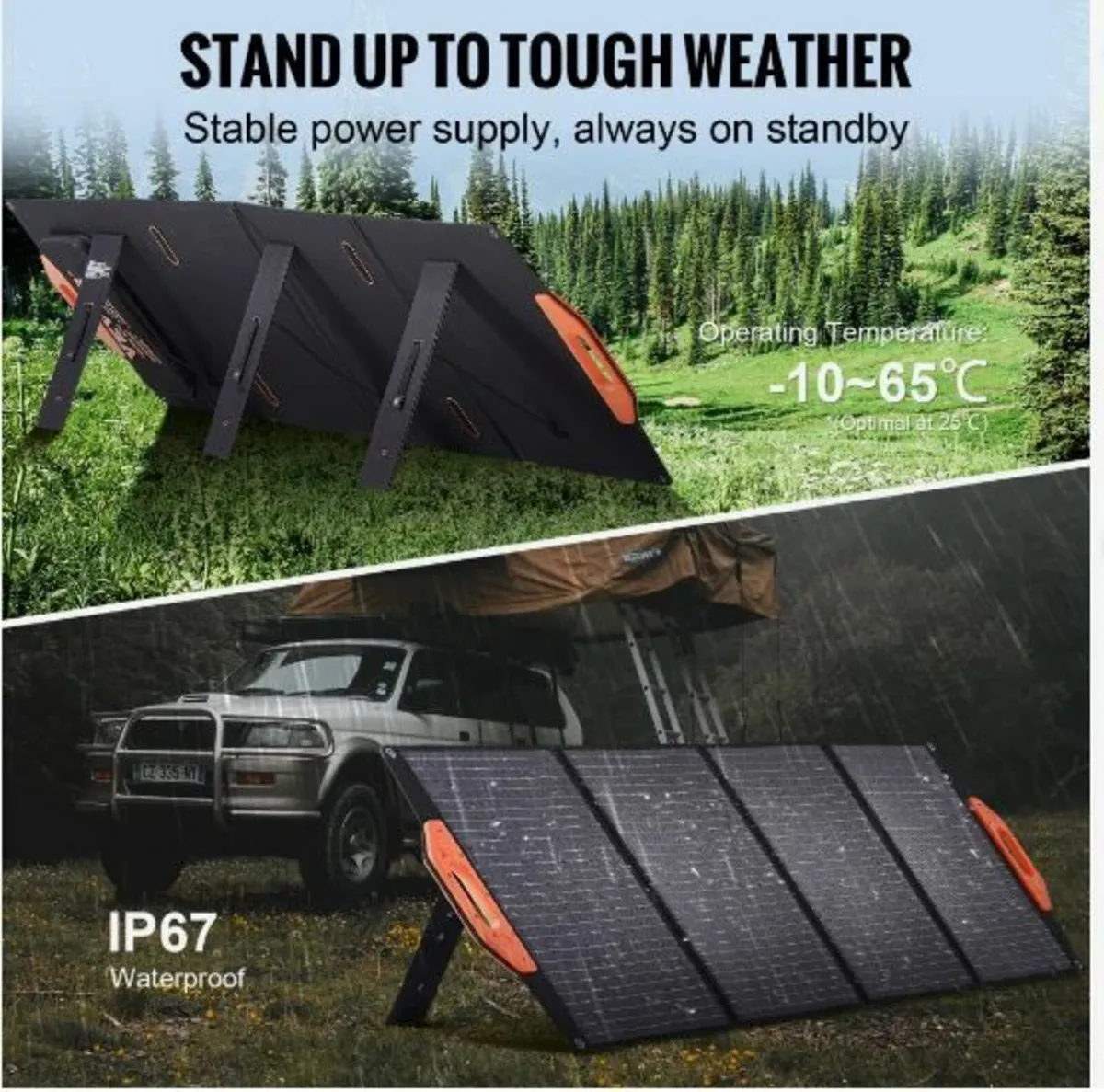 Portable Monocrystalline Solar Panel 120W - Image 3