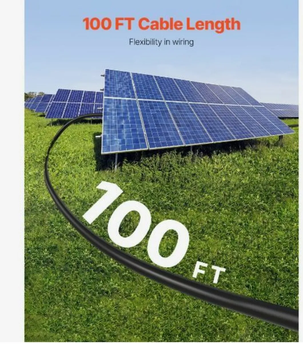 30.48m/100FT Solar Panel Extension Cable - Image 2