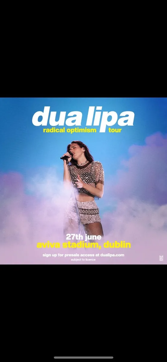 2 available Dua Lipa
