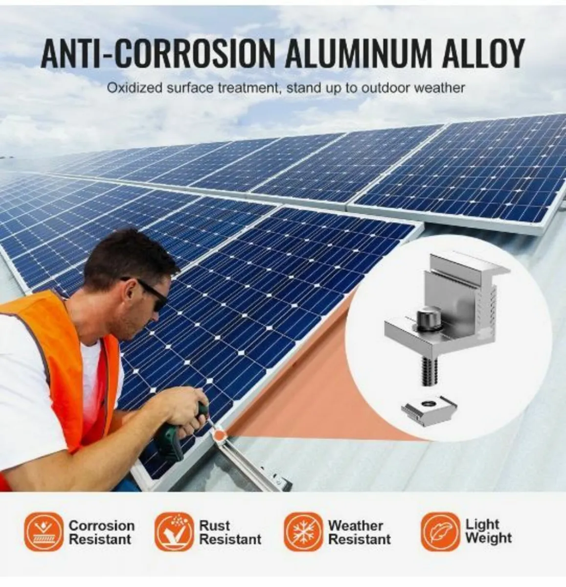 Solar Panel Z Mounting Bracket 35-50mm - Image 4