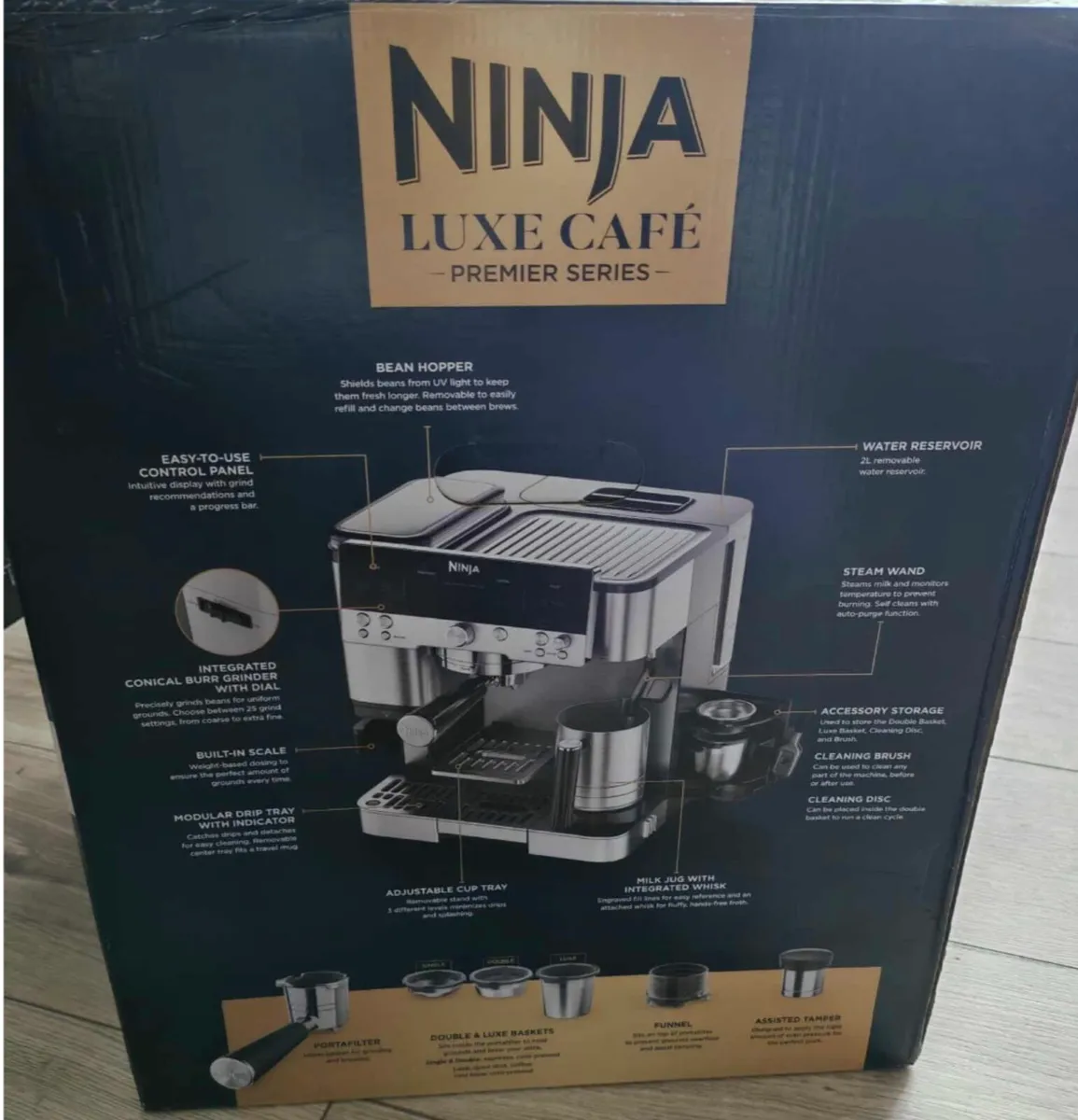 Ninja luxe espresso barista coffee machine - Image 2