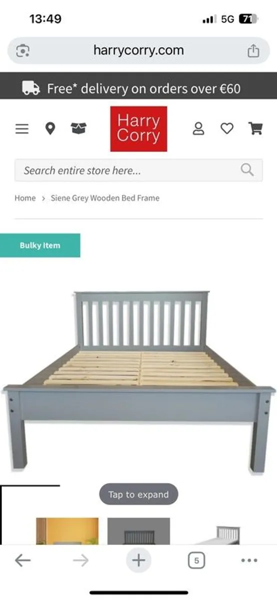 4ft bed frame - Image 1