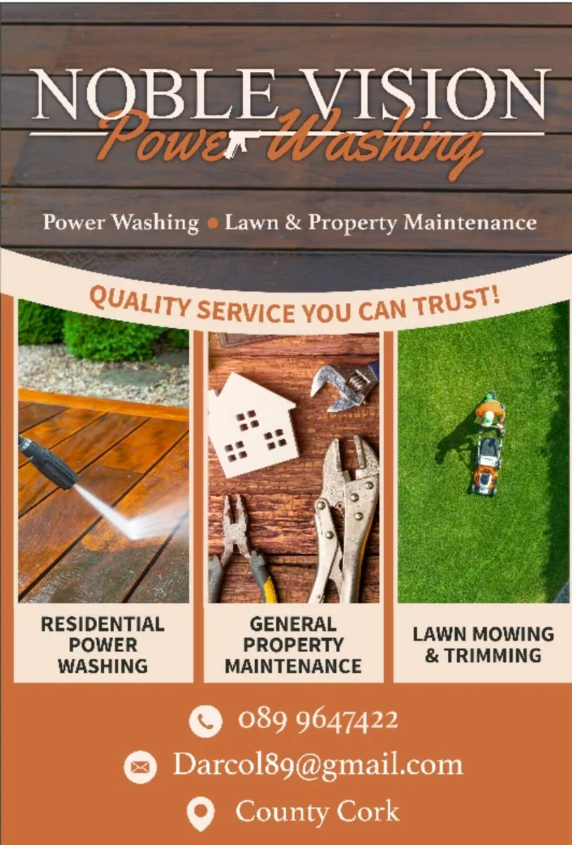 Grass Cutting,Power Washing & General - Image 1