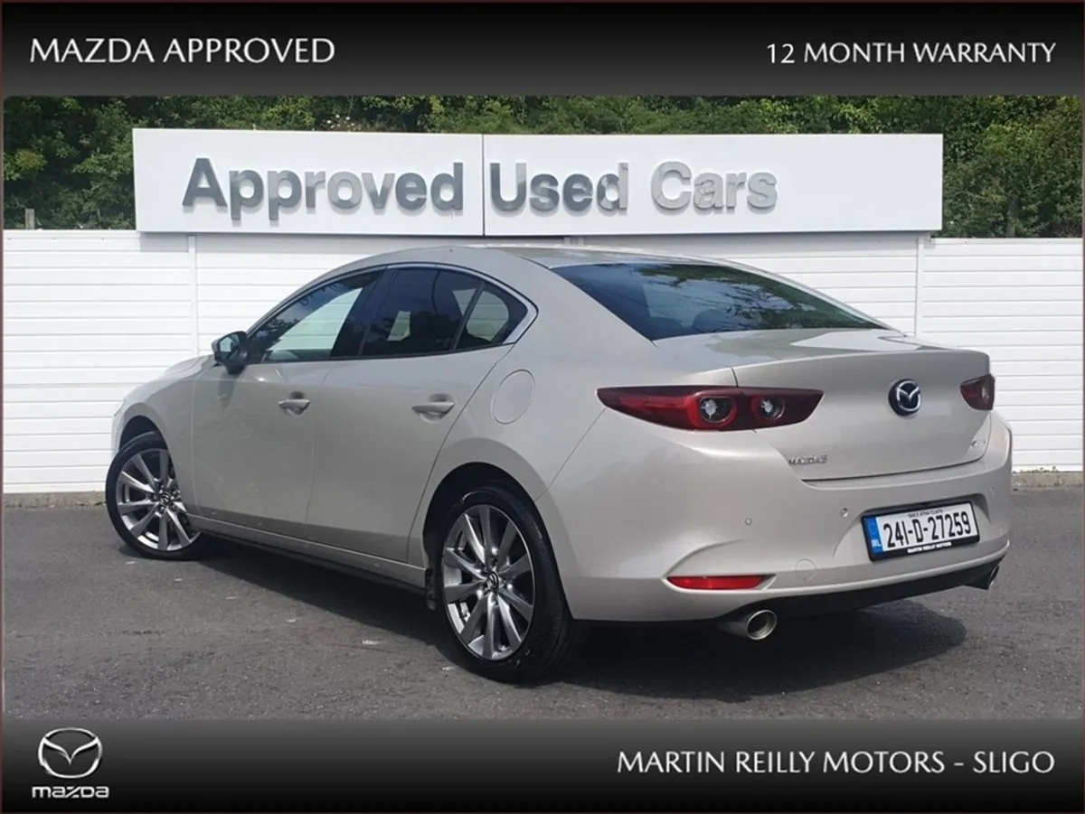 Mazda 3 E-skyactiv X Exclusive Line Saloon - Sunr - Image 3