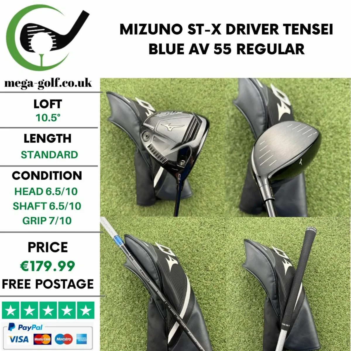 MIZUNO ST-X DRIVER / 10.5° / REGULAR - Image 1
