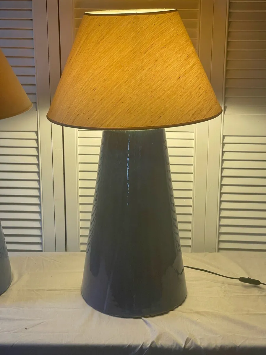 Vintage habitat table lamps - Image 2