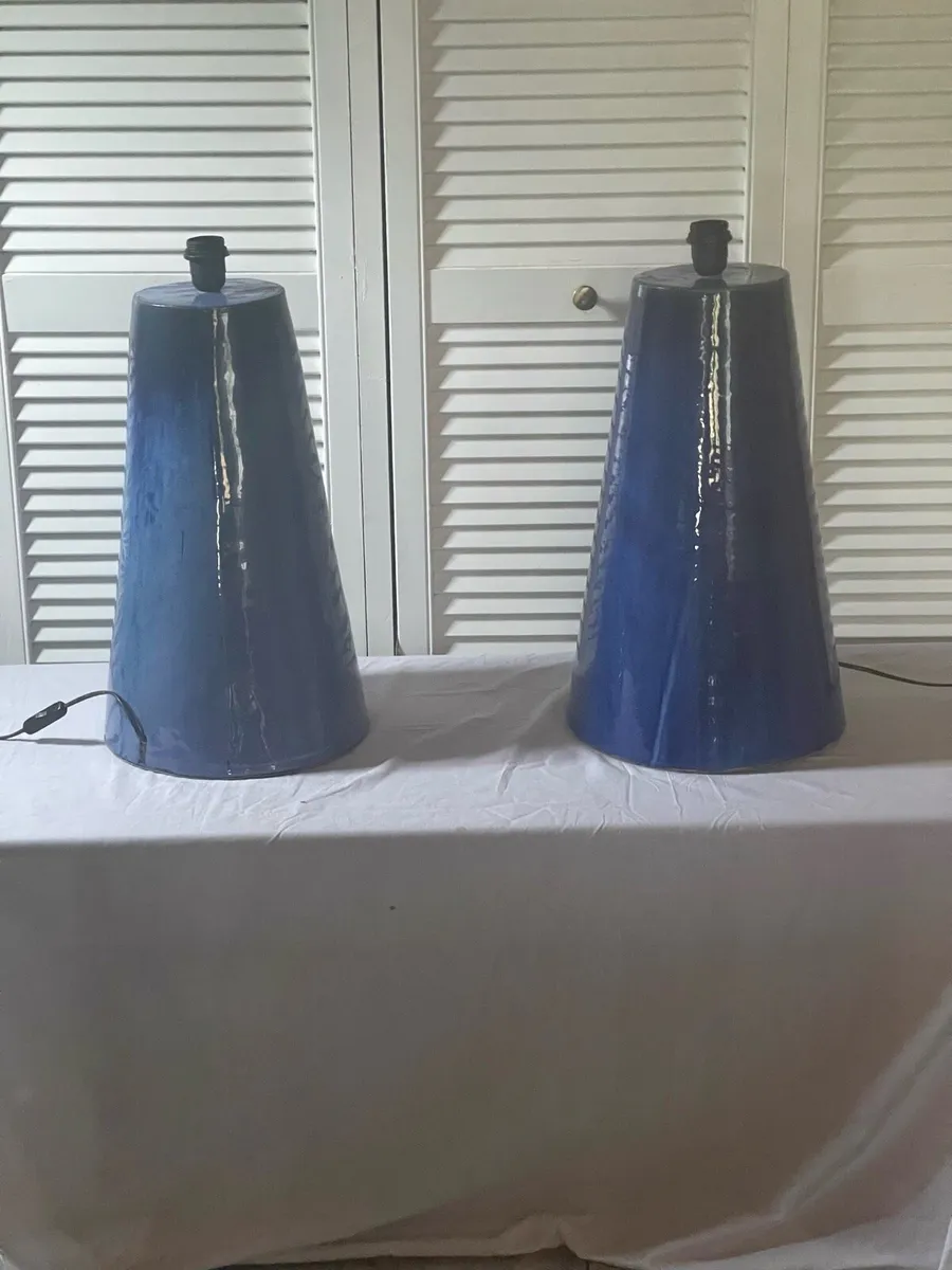 Vintage habitat table lamps - Image 4