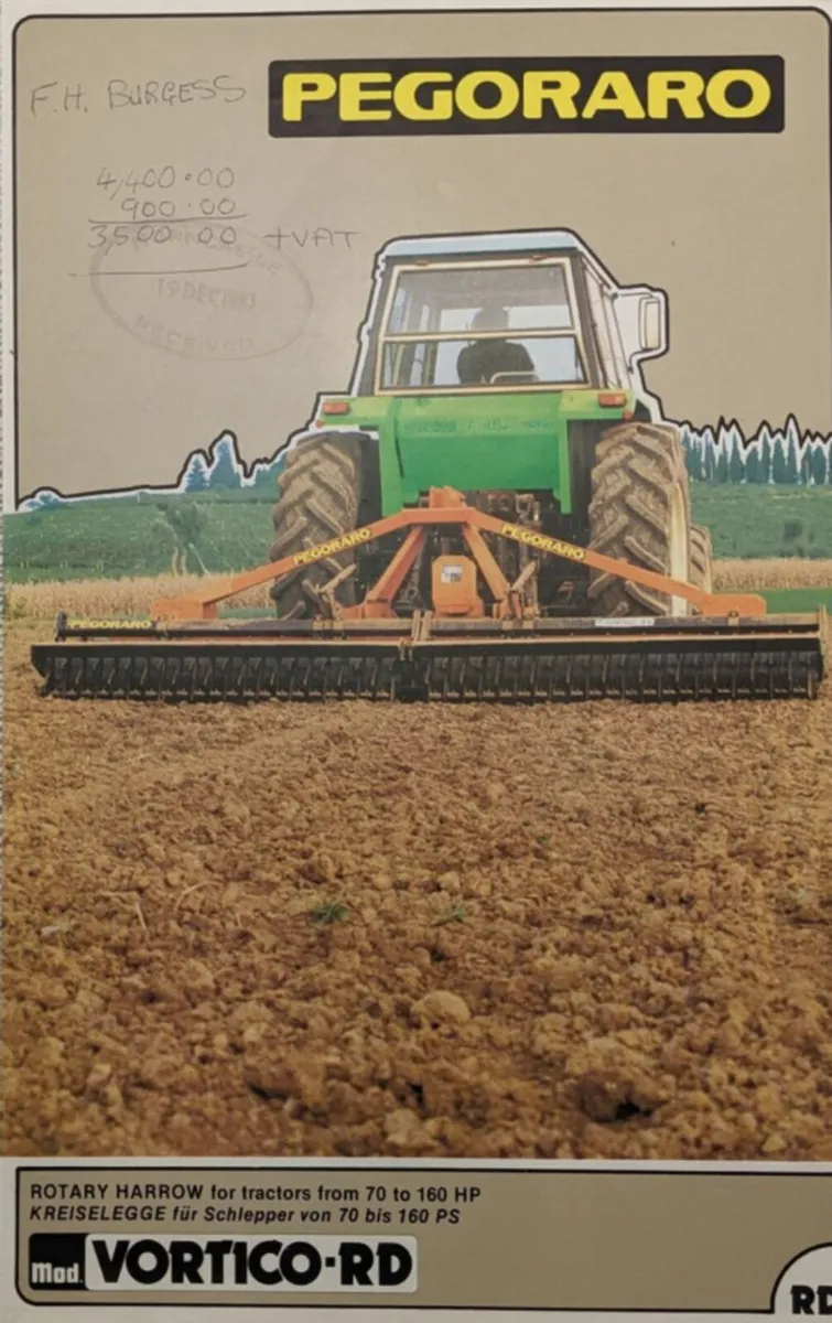 Vortico power harrow - Image 4
