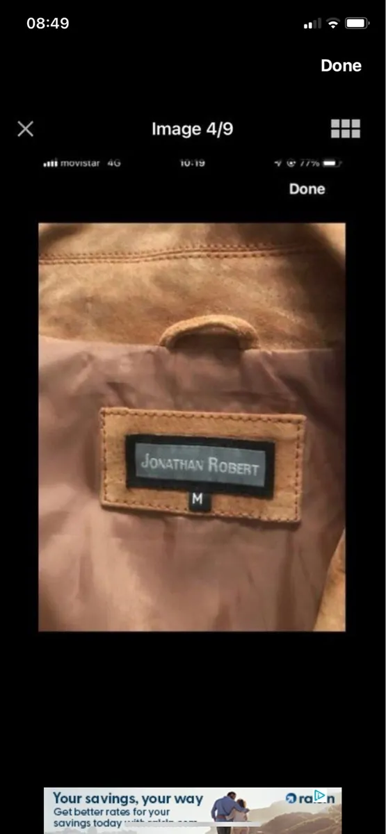 Suede 3/4 length Jacket - Image 4