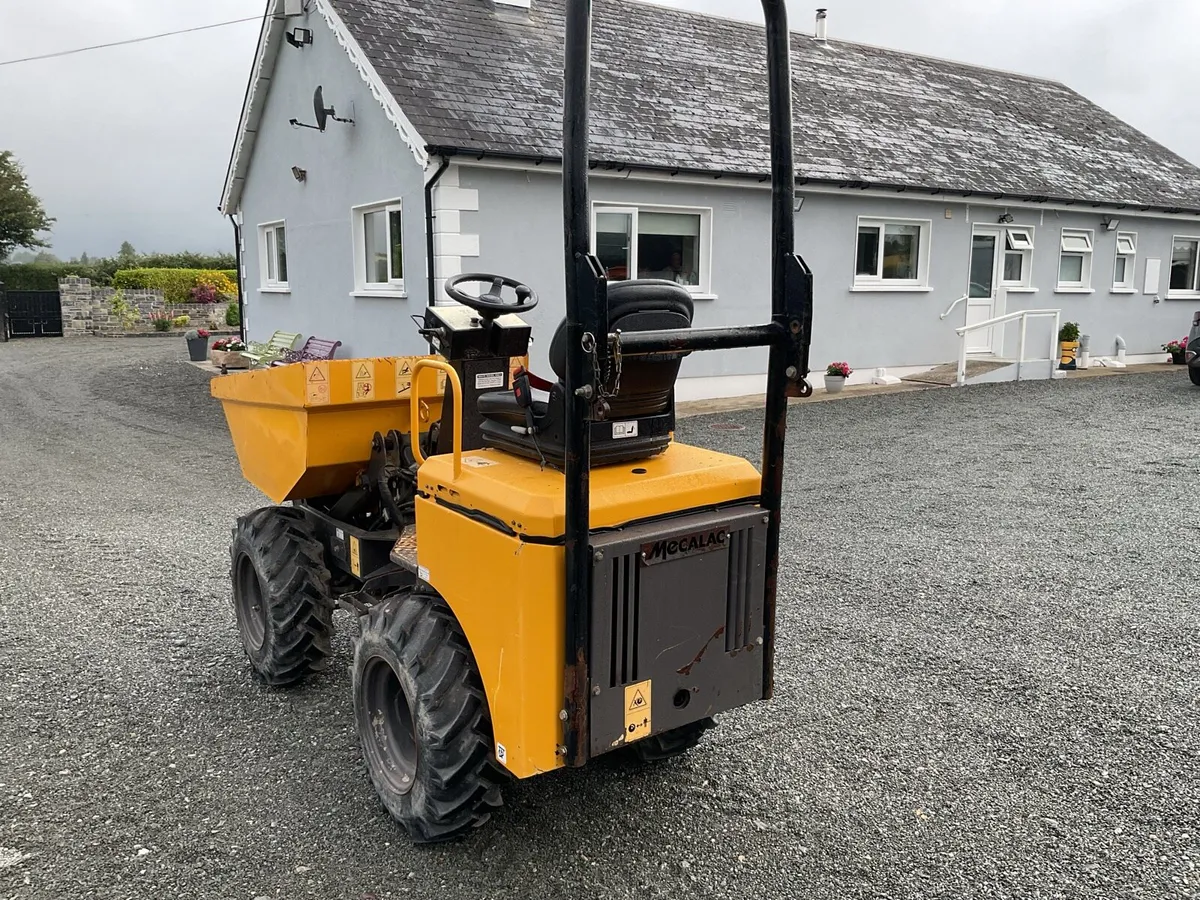 2018 Mecalac TA-1 1 tonne dumper - Image 2