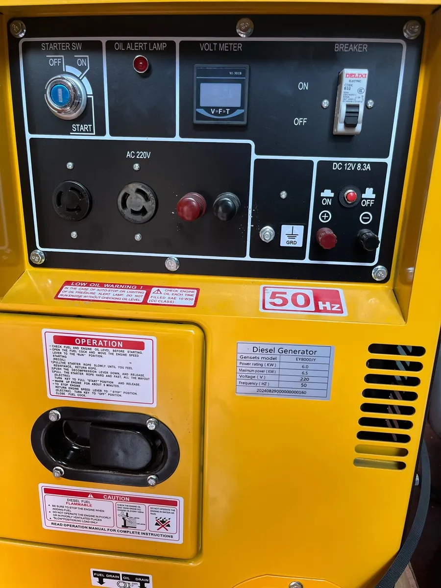 Diesel generator G6000W - Image 1