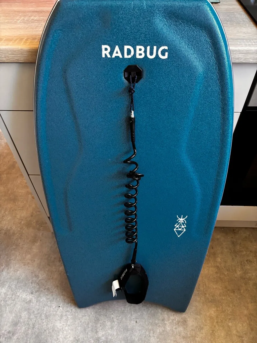 Bodyboard 500 blue / orange with leash - Image 1