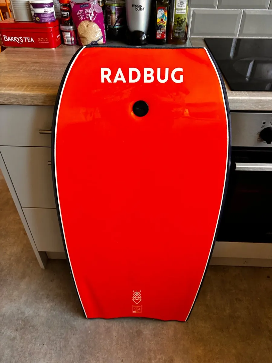 Bodyboard 500 blue / orange with leash - Image 2