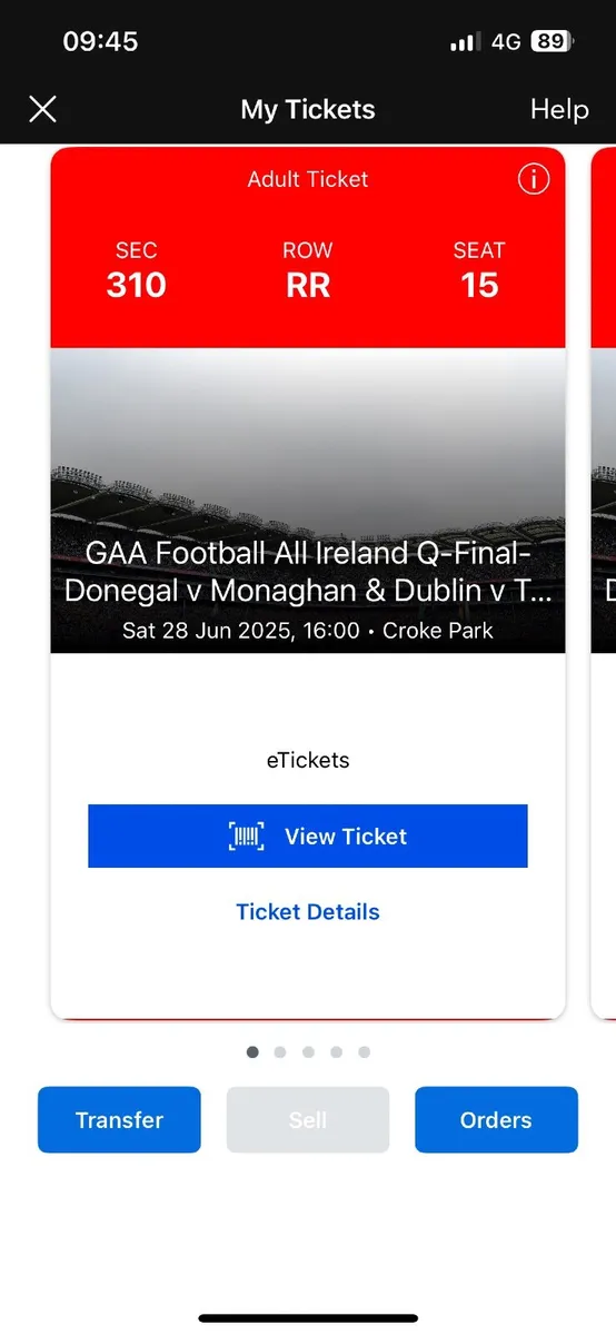 GAA Tickets