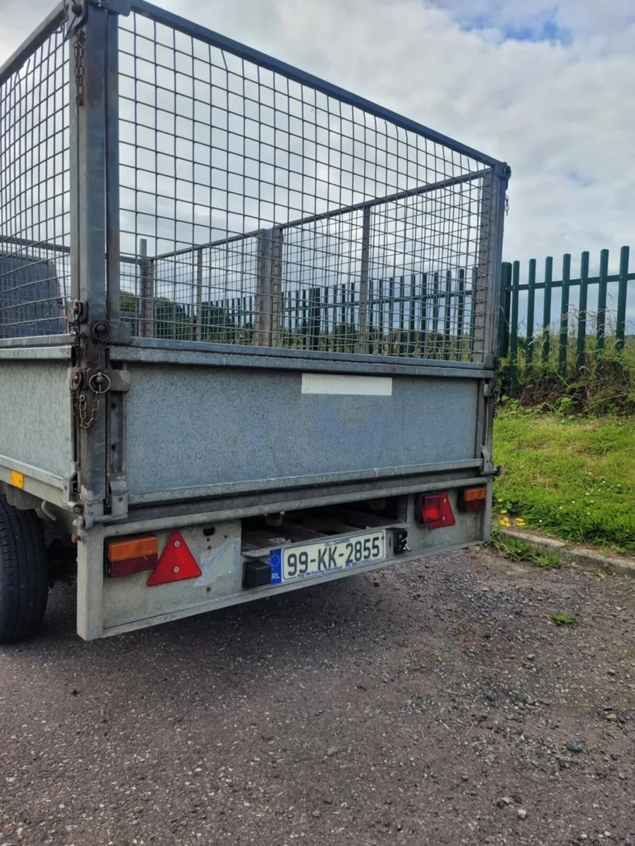 10x5'6 ifor Williams drop sides trailer with creel - Image 2