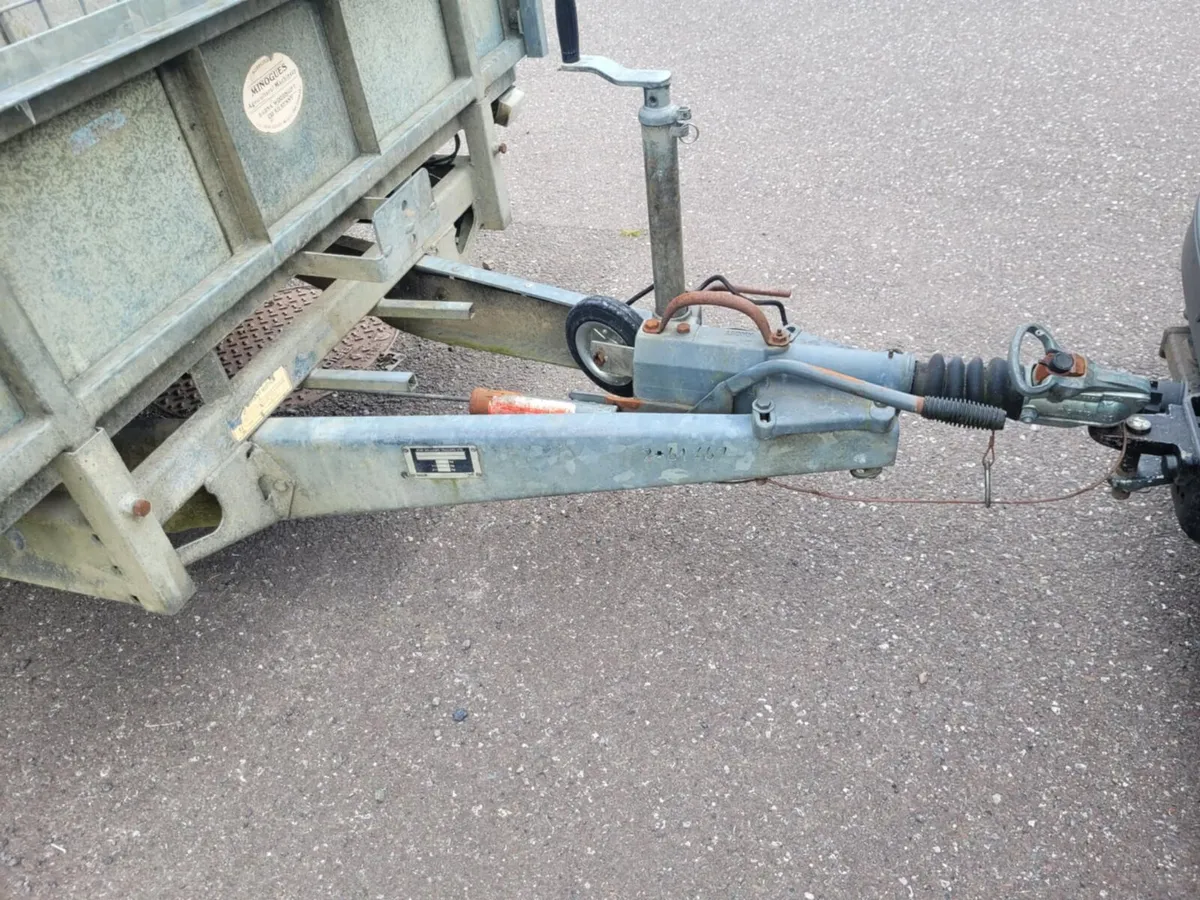 10x5'6 ifor Williams drop sides trailer with creel - Image 3