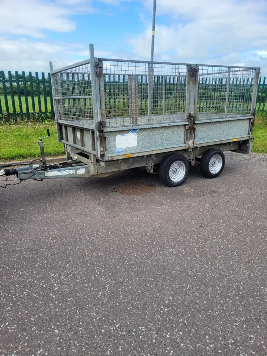10x5'6 ifor Williams drop sides trailer with creel - Image 4