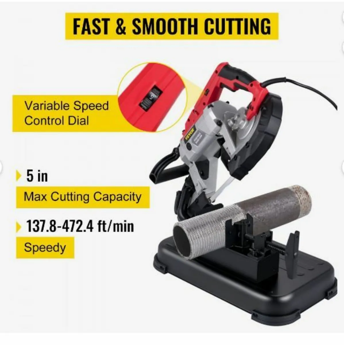 Portable Band Saw, with Removable Alloy Steel - Image 2