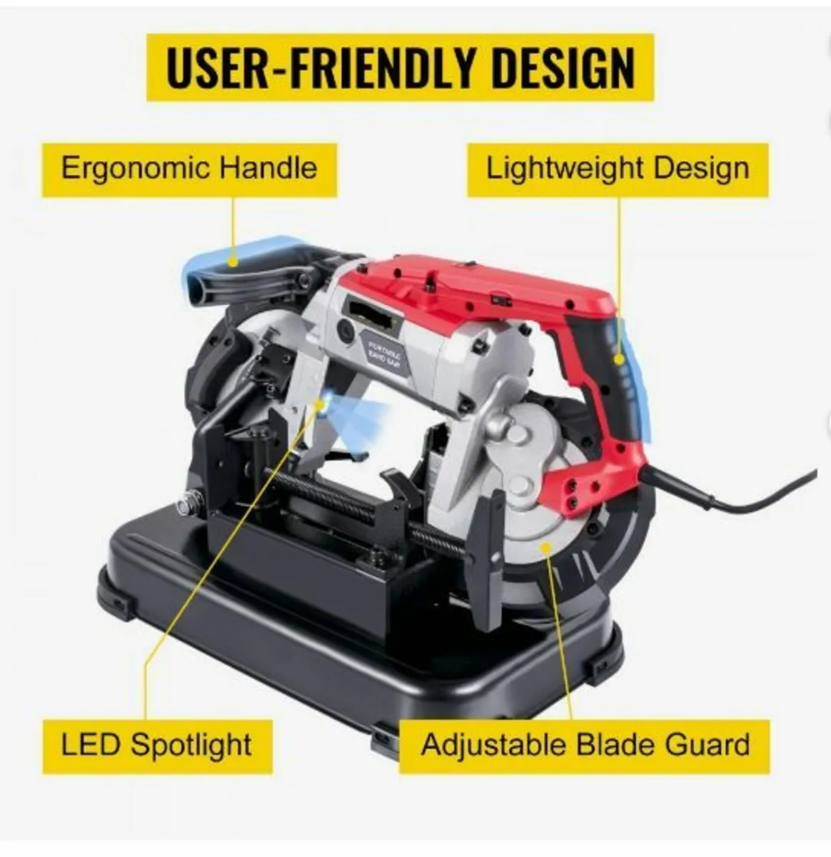 Portable Band Saw, with Removable Alloy Steel - Image 4