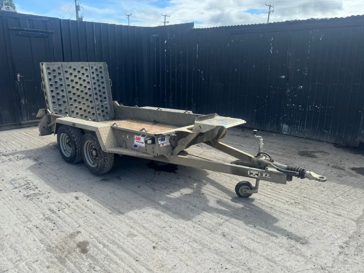 Ifor Williams 2.7ton 9ft x 4ft Plant Trailer - Image 1