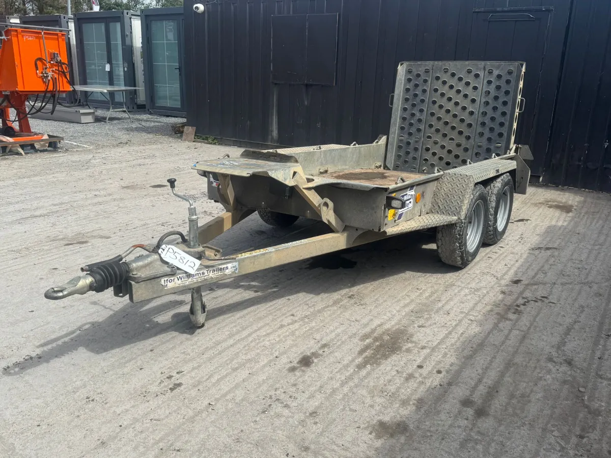 Ifor Williams 2.7ton 9ft x 4ft Plant Trailer - Image 3