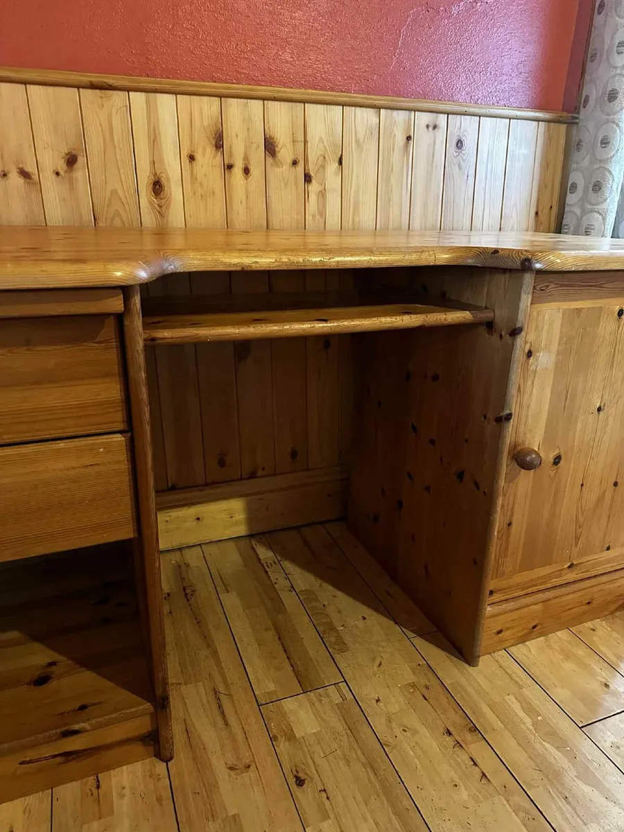 Solid Pine Desk - Image 1
