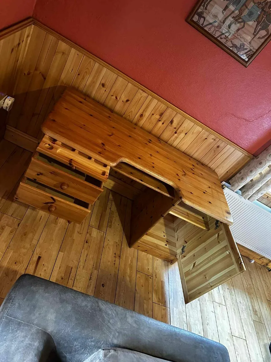 Solid Pine Desk - Image 2