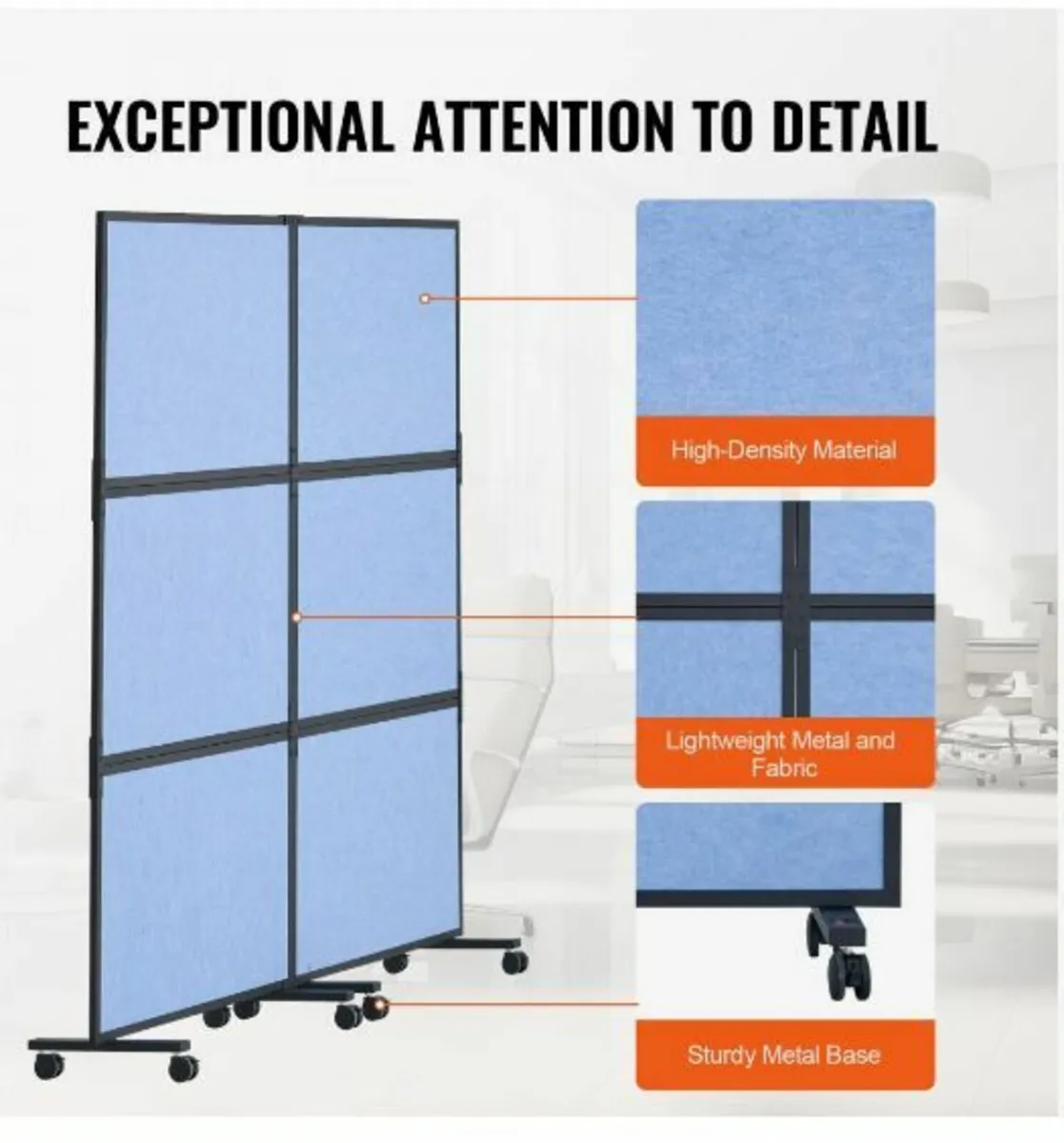 Acoustic Room Divider Partition Panel - Image 4
