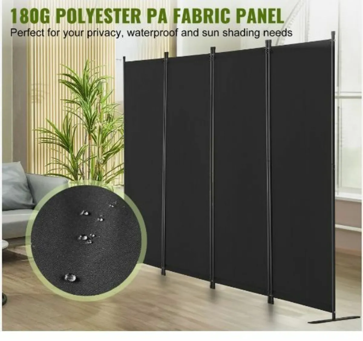Room Divider 4-Panel - Image 2