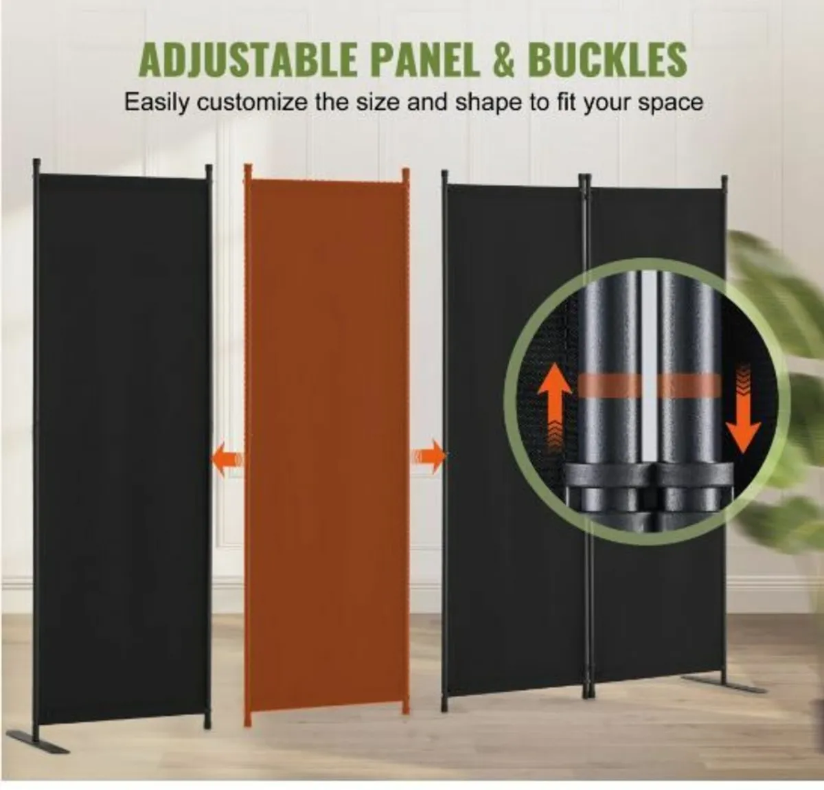 Room Divider 4-Panel - Image 3