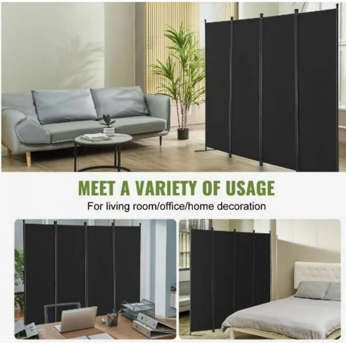 Room Divider 4-Panel - Image 4