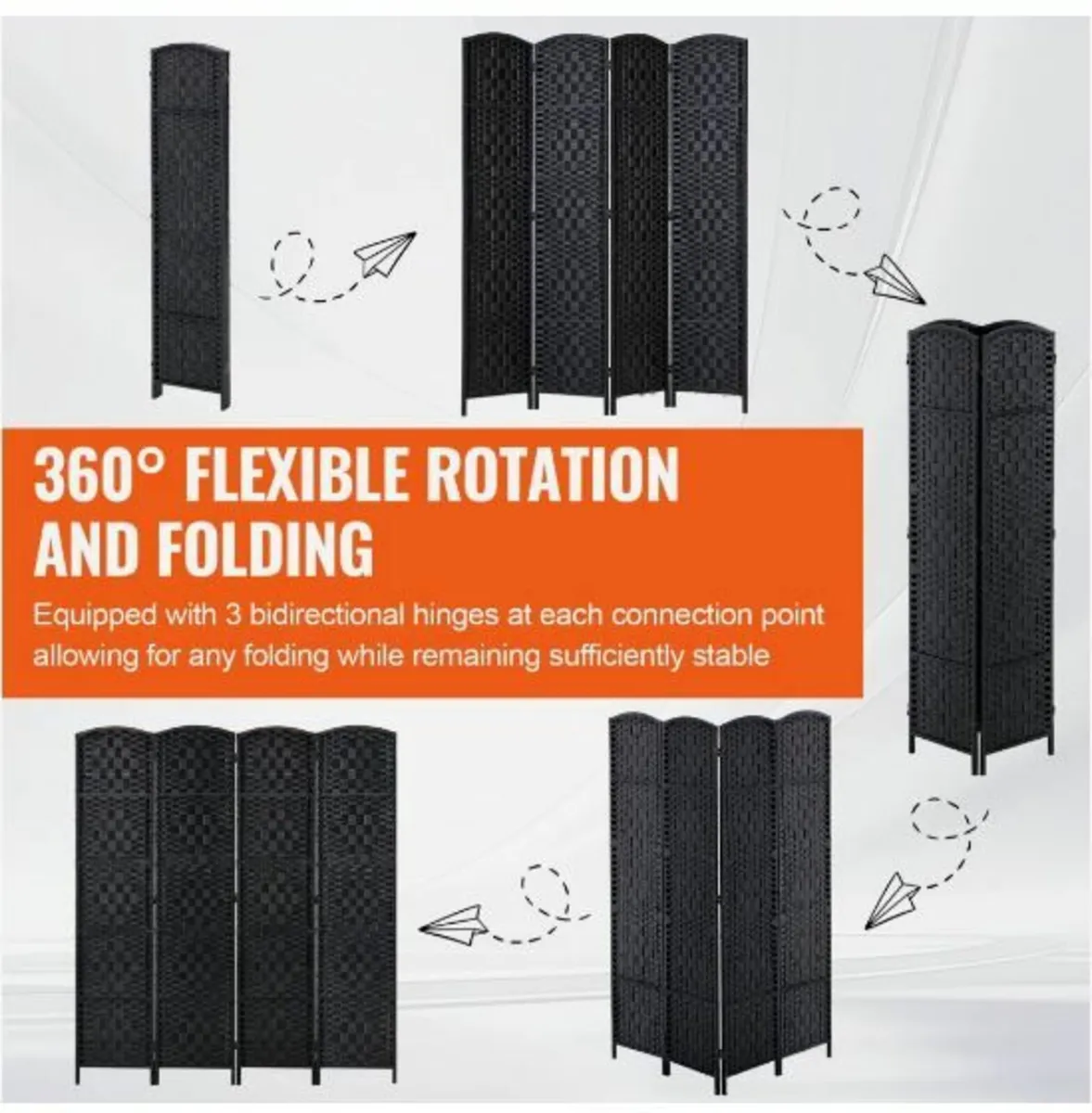 4 Panel Room Divider - Image 4