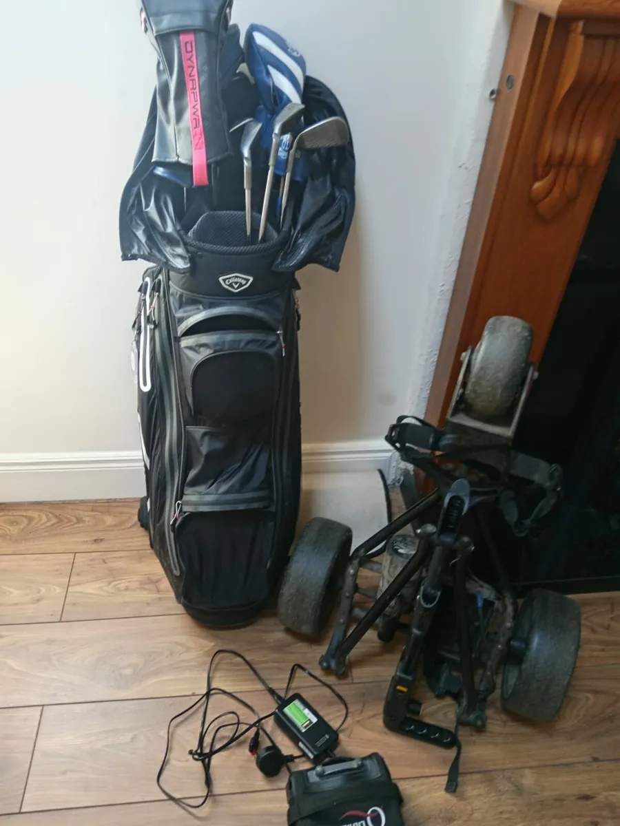 Mens Golf Club Set, Callaway Bag and PowaKaddy - Image 2