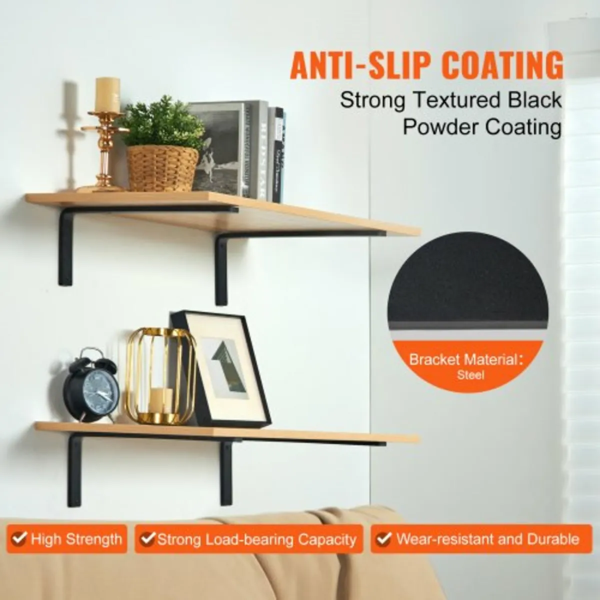Shelf Bracket, Heavy Duty Floating Shelf Brackets - Image 3